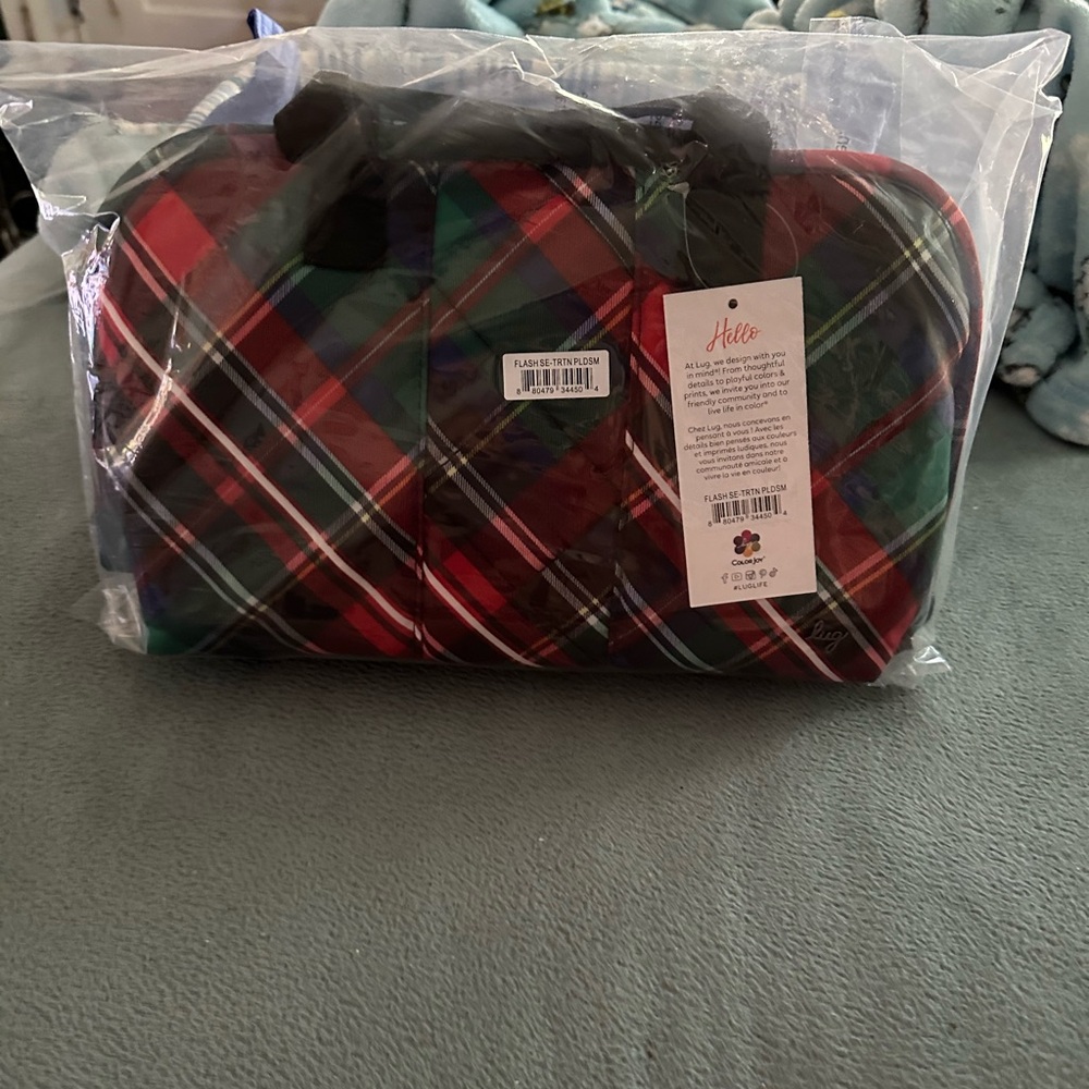 Lug flash SE in tartan plaid
